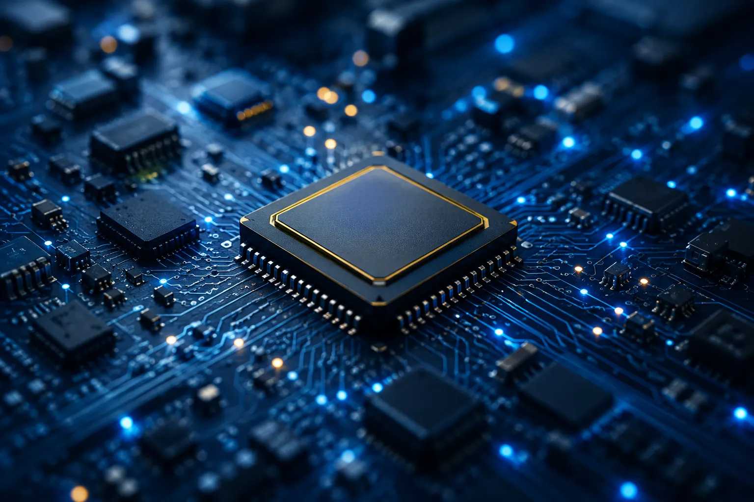 High-tech precision manufacturing cleanroom