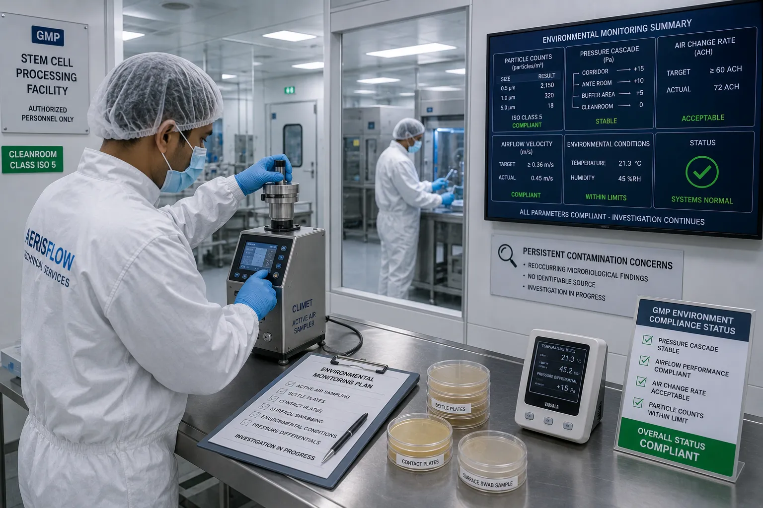 Active Air Sampler Diagnostics